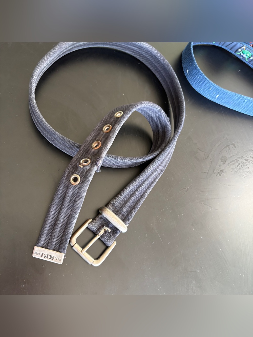 Men Military Belt Pin Buckle Waistband Army Tactical Canvas Girdle REI Vintage